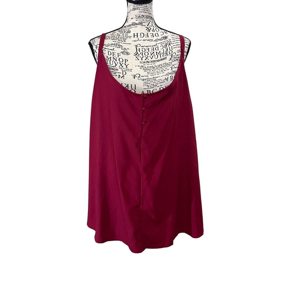 Lane Bryant Deep‎ Wine Knit Top